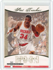 2007-08 Fleer Hot Prospects Basketball Hakeem Olajuwon Card #ST-18