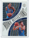 2019-20 Panini Illusions Basketball Darius Bazley Danilo Gallinari Rookie Reflections Card #4