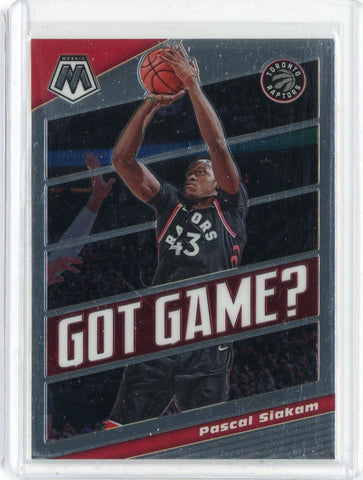 2019-20 Panini Mosaic Basketball Pascal Saikam Got Game? Card #5