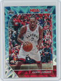 2019-20 Panini NBA Hoops Basketball Kawhi Leonard Explosion Card #177