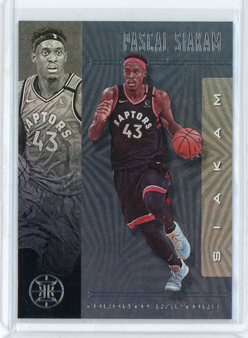 2019-20 Panini Illusions Basketball Pascal Saikam Sapphire Parrallel Card #91