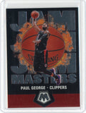 2019-20 Panini Mosaic Basketball Paul George Jam Masters Card #15