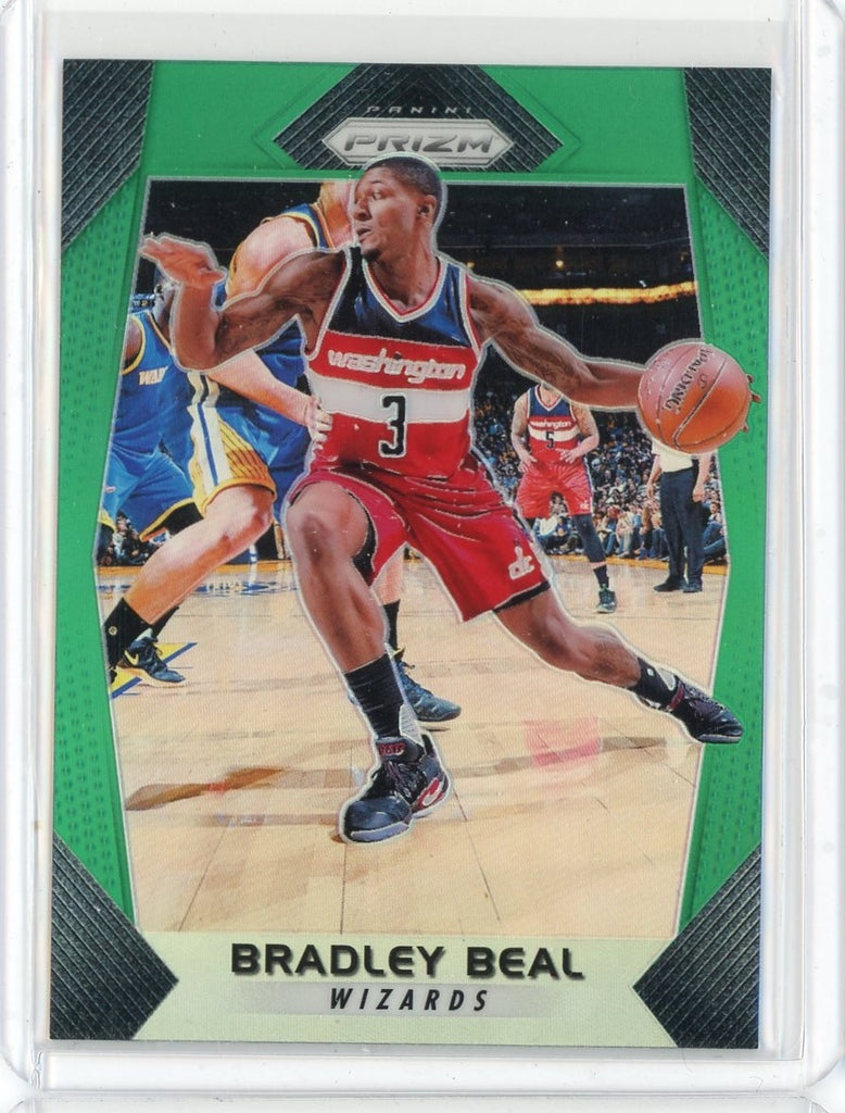 2017-18 Panini Mosaic Basketball Bradley Beal Green Prizm Card #132
