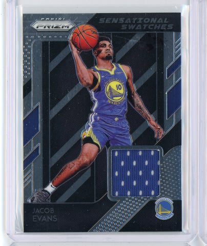 2018-19 Panini Prizm Basketball Jacob Evans Patch Card #75