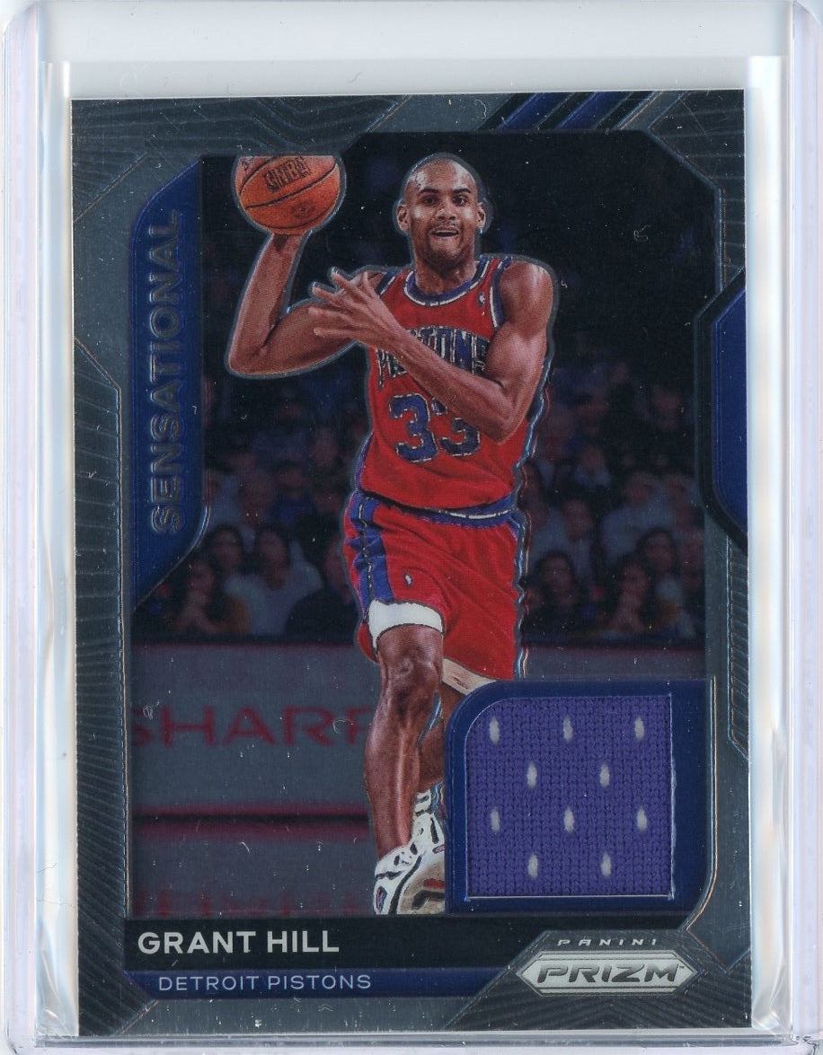 2020-21 Panini Prizm Basketball Grant Hill Sensational Patch Card #SS-GHI