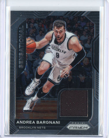 2020-21 Panini Prizm Basketball Andrea Bargnani Sensational Patch Card #SS-ABA