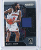 2019-20 Panini Prizm Basketball DeAndre Jordan Sensational Patch Card #SS-DAJ