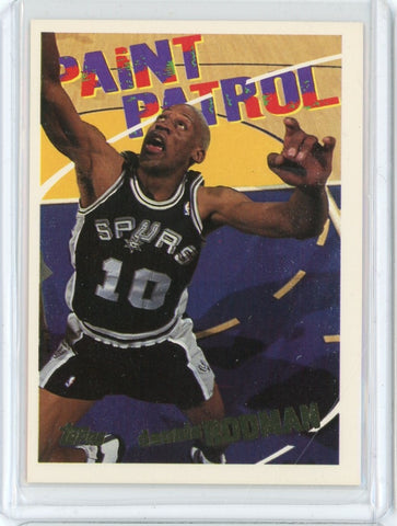 1994-95 Topps Basketball Dennis Rodman Paint Patrol Card #107