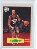 2007-08 Topps Basketball Kevin Garnett 50th Anniversary Card #20