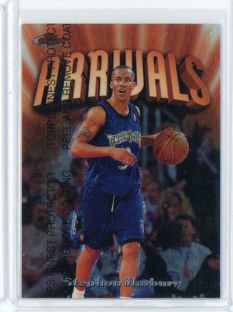1998-99 Topps Chrome Basketball Stephon Marbury Arrivals Card #249