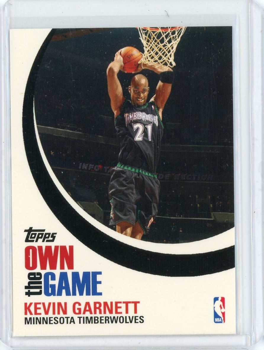 2007-08 Topps Basketball Kevin Garnett Own the Game Card #OTG4