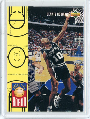 1993-94 Upper Deck Basketball Dennis Rodman Executive Board Card #421