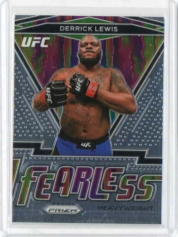 2021 Panini Prizm UFC Derrick Lewis Fearless Card #15