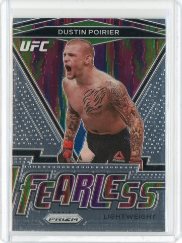 2021 Panini Prizm UFC Dustin Poirier Fearless Card #4