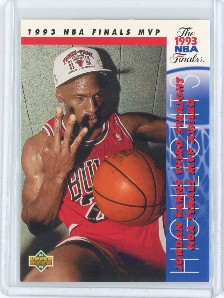 1993-94 Upper Deck Basketball Michael Jordan NBA Playoffs Highlights Card #204