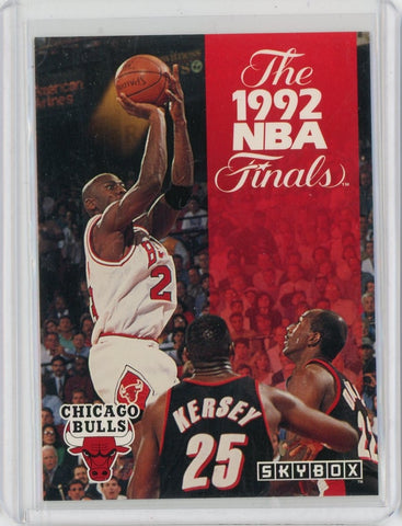 1992-93 Skybox Basketball Michael Jordan 1992 NBA Finals Card #314