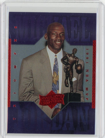 1999-00 Upper Deck Athlete of the Century Michael Jordan Card #54