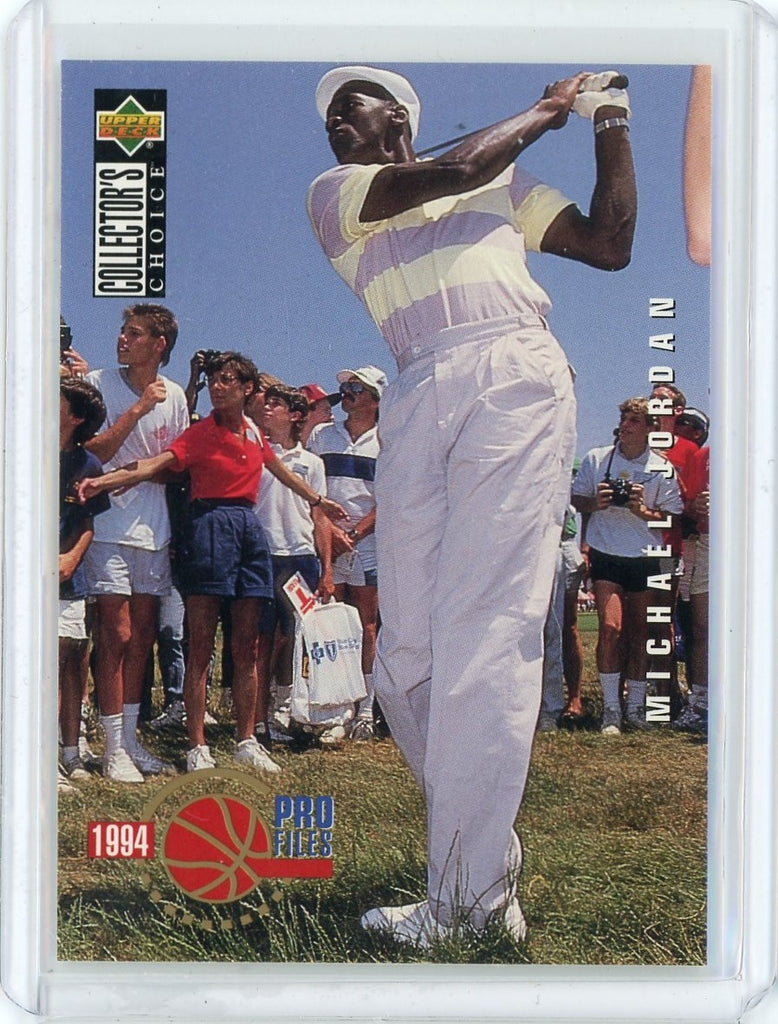 1994-95 Upper Deck Collector's Choice Basketball Michael Jordan Pro Files Card #204