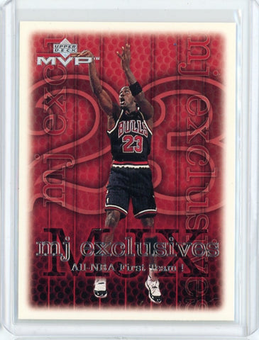 1999-00 Upper Deck MVP Basketball Michael Jordan All-NBA First Team Card #199