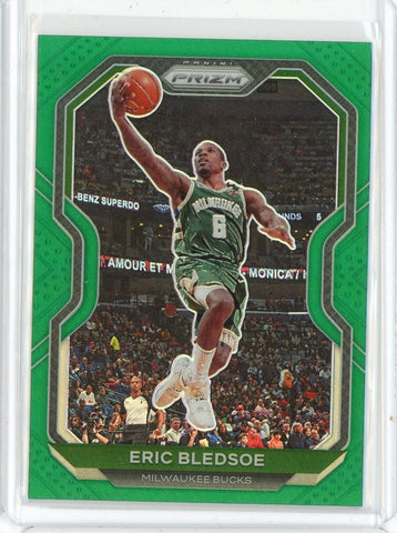 2020-21 Panini Prizm Basketball Eric Bledsoe Green Prizm Card #17