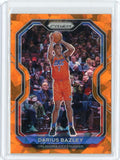 2020-21 Panini Prizm Basketball Darius Bazley Orange Cracked Ice Prizm Card #164