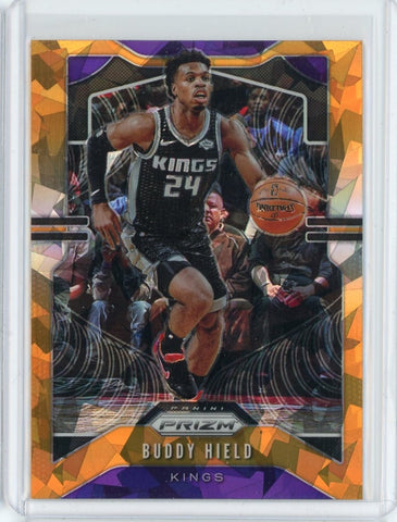 2019-20 Panini Prizm Basketball Buddy Heild Orange Cracked Ice Prizm Card #127