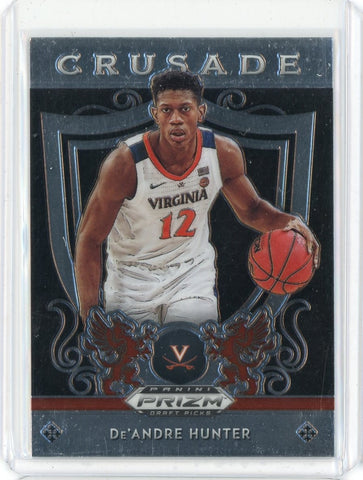 2019-20 Panini Prizm Draft Picks Basketball De'Andre Hunter Crusade Card #78