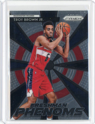 2018-19 Panini Prizm Basketball Troy Brown Jr Freshman Phenoms Card #11