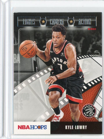 2019-20 Panini NBA Hoops Basketball Kyle Lowry Lights Camera Action Card #26.