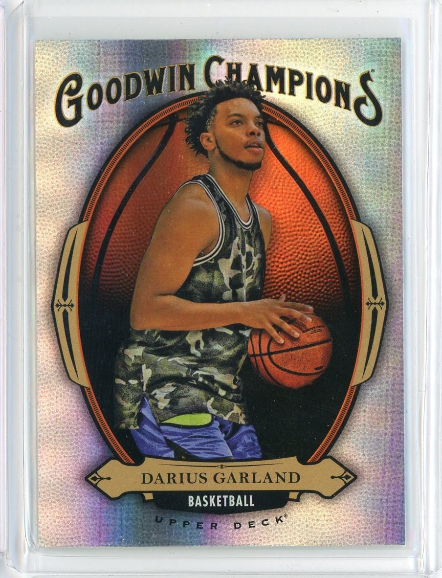 2020 Upper Deck Goodwin Champions Basketball Darius Garland Silver Foil Card #GB-9