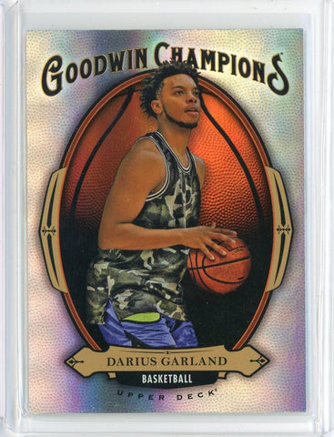 2020 Upper Deck Goodwin Champions Basketball Darius Garland Silver Foil Card #GB-9