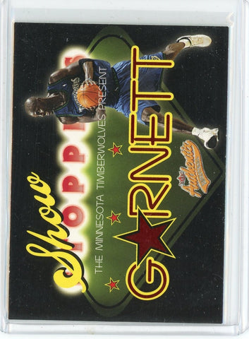 2004-05 Fleer Authentic Basketball Kevin Garnett Show Stoppers Card #F-21