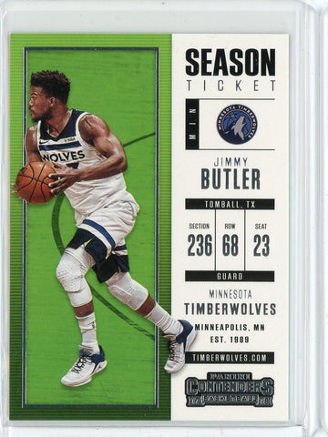 2017-18 Panini Contenders Basketball Jimmy Butler Season Ticket Card #26