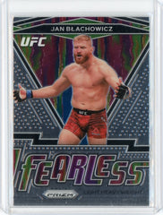 2021 Panini Prizm UFC Jan Blachowicz Fearless Card #6