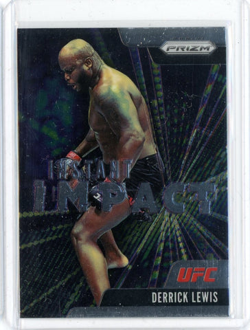 2021 Panini Prizm UFC Derrick Lewis Instant Impact Card #23