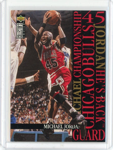 1995-96 Upper Deck Collector's Choice Michael Jordan Card #M4