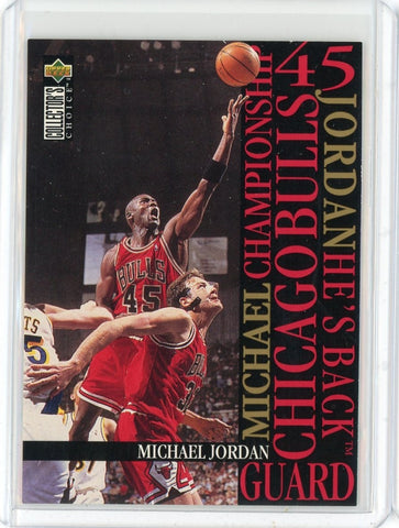1995-96 Upper Deck Collector's Choice Michael Jordan Card #M1