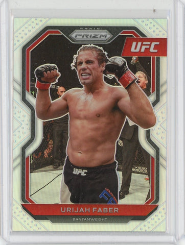 2021 Panini Prizm UFC Urijah Faber Silver Prizm Card #43