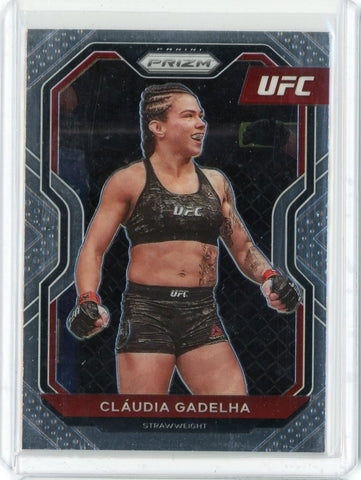 2019-20 Panini Prizm UFC Claudia Gadelha Card #98