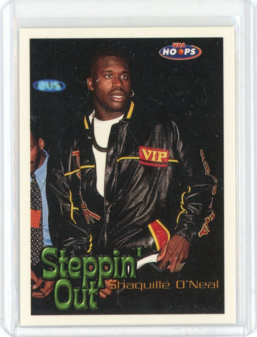 1998-99 NBA Hoops Basketball Shaquille O'Neal Stepping Out Card #164