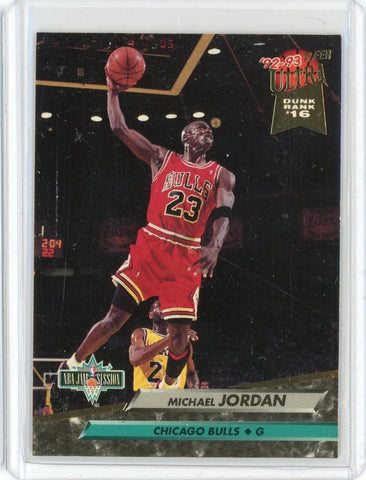 1993-94 Fleer Ultra Basketball Michael Jordan NBA Jam Session Card #216