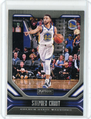 2019-20 Panini Chronicles Basketball Stephen Curry Playbook Card #166