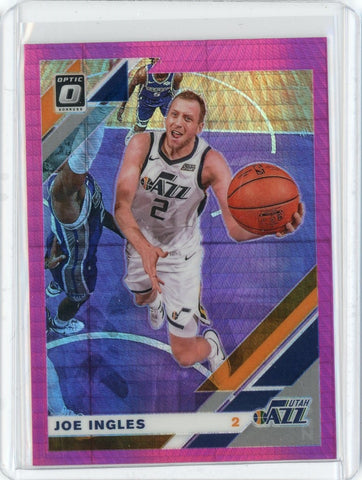 2019-20 Panini Donruss Optic Basketball Joe Ingles Hyper Pink Prizm Card #69