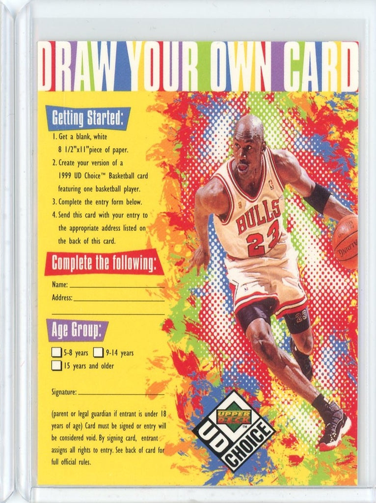 1998-99 Upper Deck Basketball Michael Jordan Card
