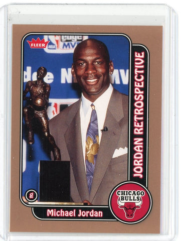 2008-09 Fleer Basketball Michael Jordan Jordan Retrospective Card #MJ-12