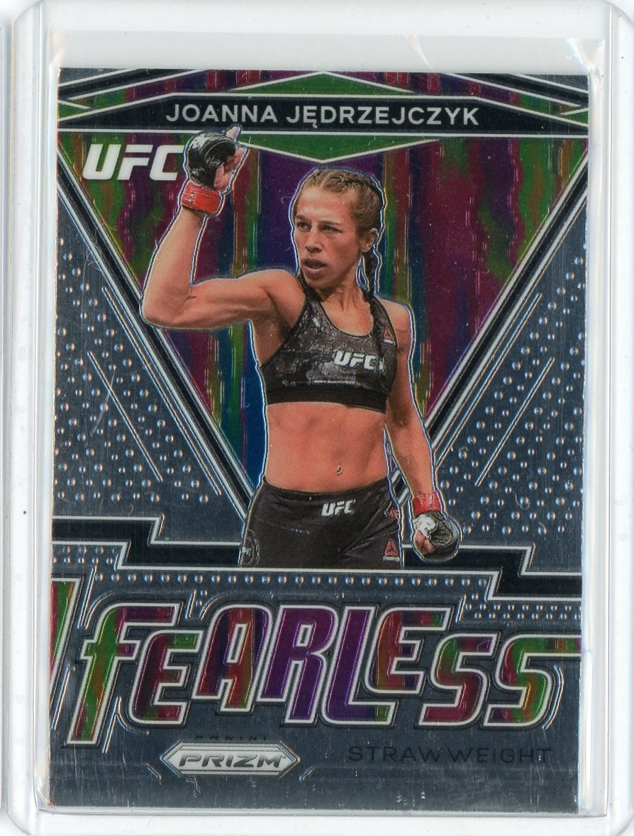2021 Panini Prizm UFC Joanna Jedrzejcyk Fearless Card #5