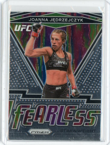 2021 Panini Prizm UFC Joanna Jedrzejcyk Fearless Card #5