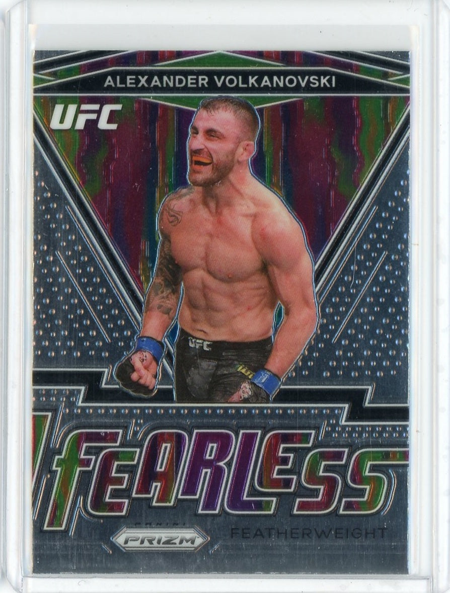2021 Panini Prizm UFC Alexander Volkanovski Fearless Card #17