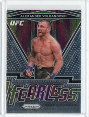 2021 Panini Prizm UFC Alexander Volkanovski Fearless Card #17