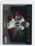 2020 Panini Prizm NFL Alvin Kamara Fireworks Card #7